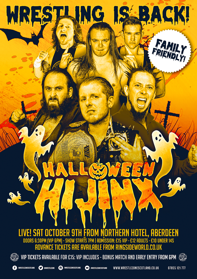 WrestleZone- Halloween Hijinx 2021 event description image